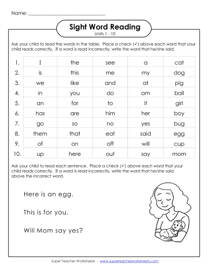 Worksheets - Cumulative Practice (Units 1 - 10) (Printable PDF Worksheet)