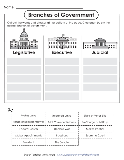 Cut and Glue Activities - Cut-and-Glue (Advanced) (Printable PDF Worksheet)