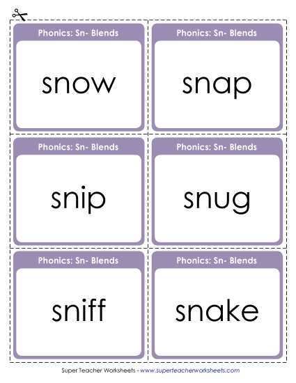 Flashcards, Slider, and Word Wheel - Flashcards  (Printable PDF Worksheet)