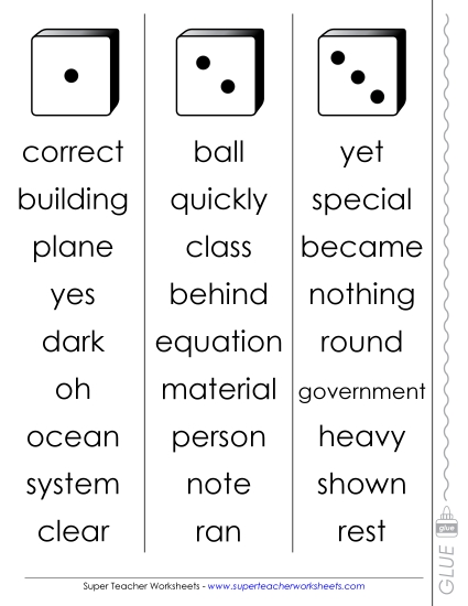 Level 5: Fifth Hundred - Fluency Dice Game: Fifth Hundred, #51-100 (Printable PDF Worksheet)