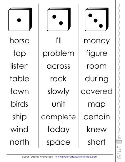 Level 4: Fourth Hundred - Fluency Dice Game: Fourth Hundred, #51-100 (Printable PDF Worksheet)