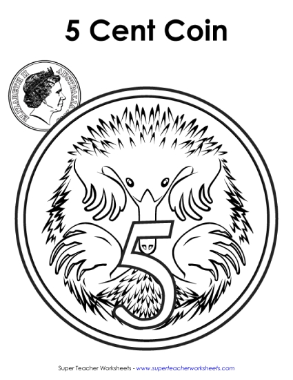 Coin Pictures and Posters - Large Coin Posters (Printable PDF Worksheet)