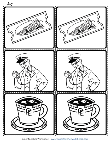 Card Game - Matching Picture Cards (Printable PDF Worksheet)