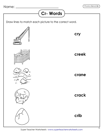 Worksheets - Matching Worksheet (Printable PDF Worksheet)