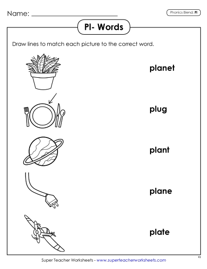 Worksheets - Matching Worksheet (Printable PDF Worksheet)