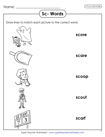 Worksheets - Matching Worksheet (Printable PDF Worksheet)