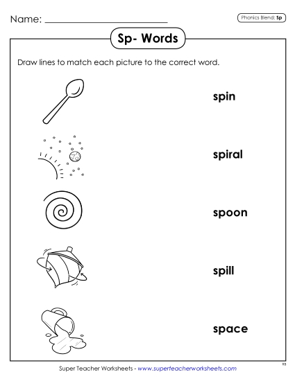 Worksheets - Matching Worksheet (Printable PDF Worksheet)
