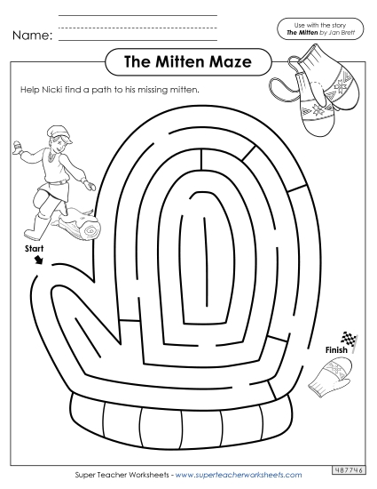 Puzzles - Maze (Printable PDF Worksheet)