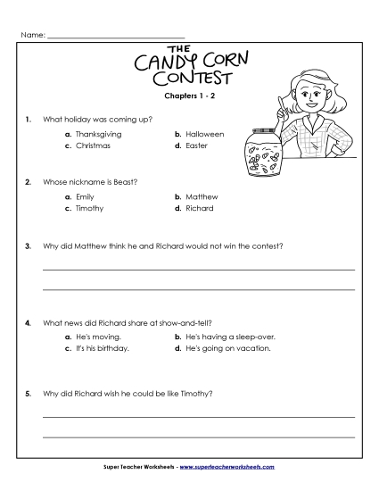 Chapters 1 - 2 - Questions for Chapters 1-2 (Printable PDF Worksheet)