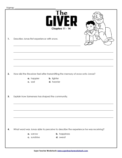 Chapters 11-14 - Questions for Chapters 11-14 (Printable PDF Worksheet)