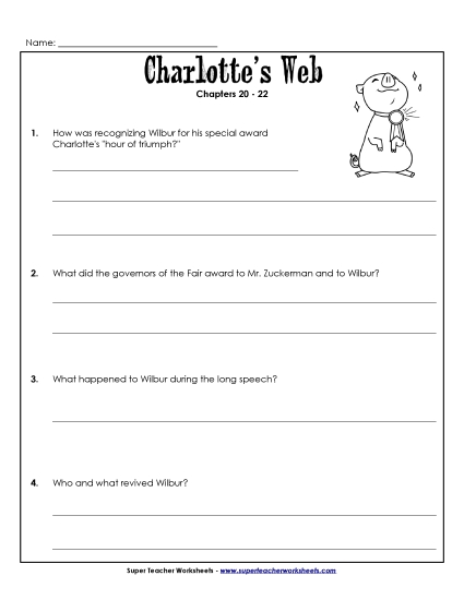 Chapters 20 - 22 - Questions for Chapters 20-22 (Printable PDF Worksheet)