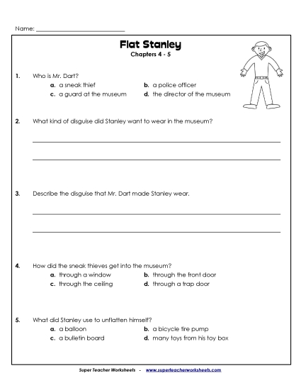 Chapters 4-5 - Questions for Chapters 4-5 (Printable PDF Worksheet)