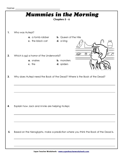 Chapters 5-6 - Questions for Chapters 5-6 (Printable PDF Worksheet)