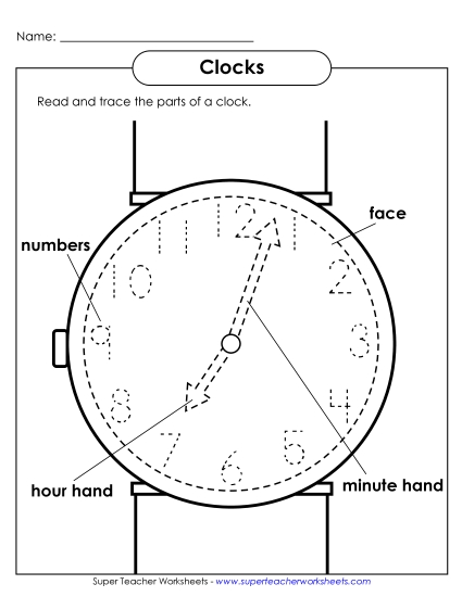 Worksheets - Trace the Numbers (Printable PDF Worksheet)