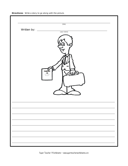 Story Pictures - Traveler (Printable PDF Worksheet)