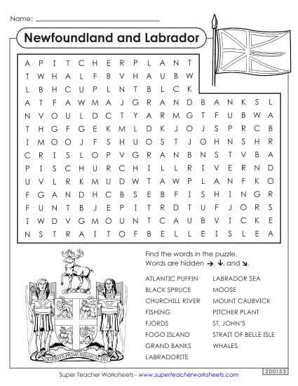 Puzzles - Word Search (Printable PDF Worksheet)