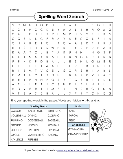 Worksheets and Activities - Word Search Puzzle (Printable PDF Worksheet)