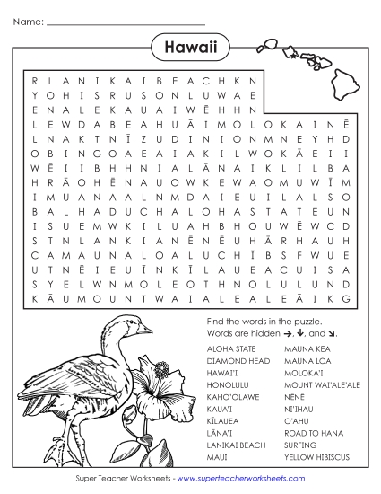 Puzzles - Word Search Puzzle (Printable PDF Worksheet)