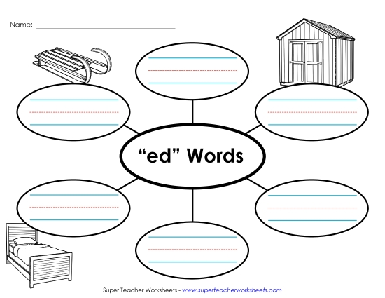Worksheets - Word Web (-ed) (Printable PDF Worksheet)