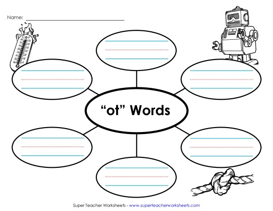 Worksheets - Word Web (-ot) (Printable PDF Worksheet)
