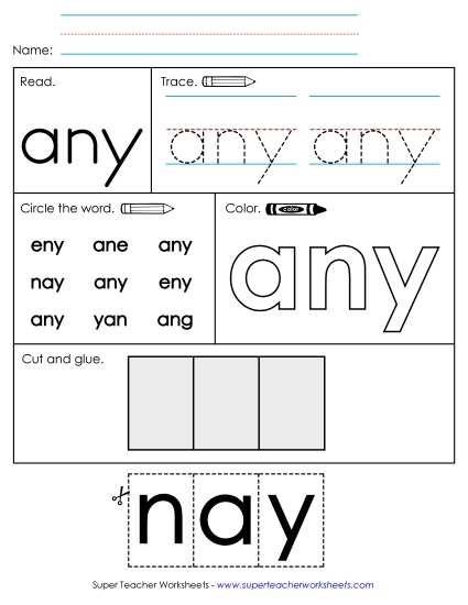 Worksheet 2: Any (Printable PDF Worksheet)