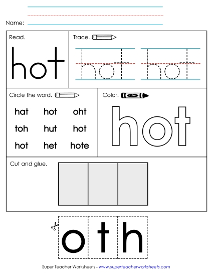 Worksheet 2: Hot (Printable PDF Worksheet)