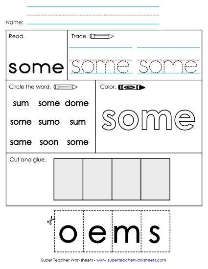 Worksheet 2: Some (Printable PDF Worksheet)