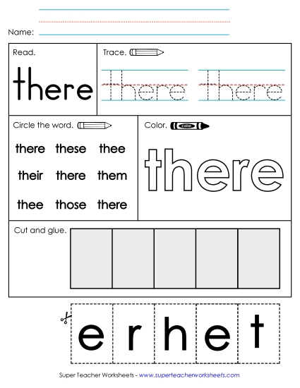 Worksheet 2: There (Printable PDF Worksheet)