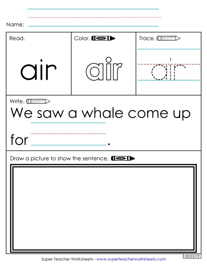 Worksheet 3: Air (Printable PDF Worksheet)