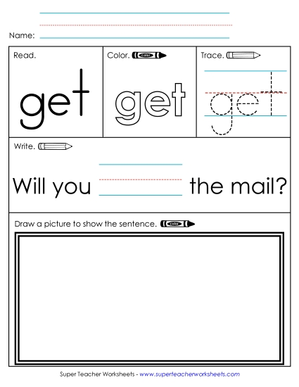 Worksheet 3: Get (Printable PDF Worksheet)