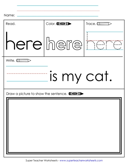 Worksheet 3: Here (Printable PDF Worksheet)