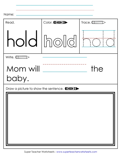 Worksheet 3: Hold (Printable PDF Worksheet)