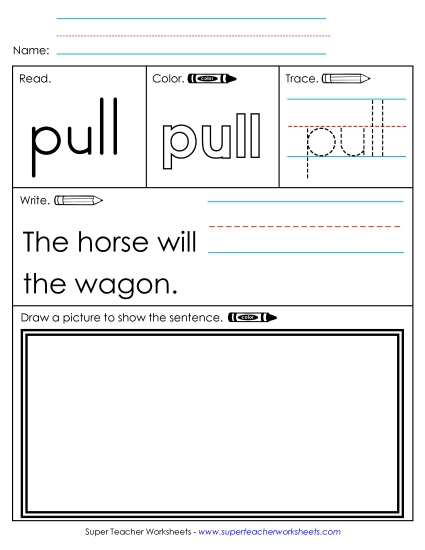 Worksheet 3: Pull (Printable PDF Worksheet)