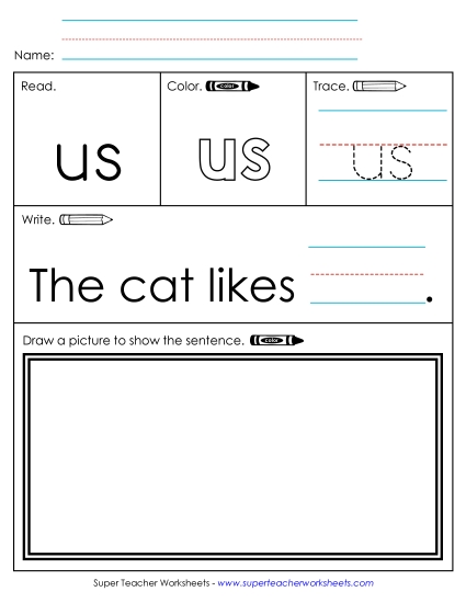 Worksheet 3: Us (Printable PDF Worksheet)