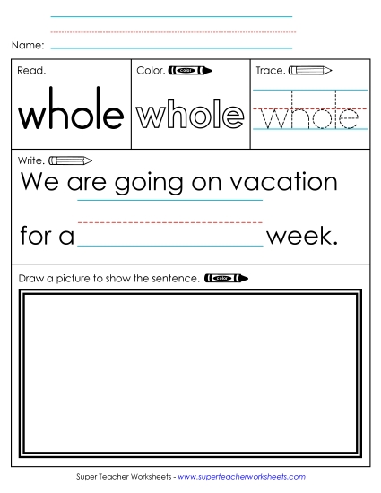 Worksheet 3: Whole (Printable PDF Worksheet)