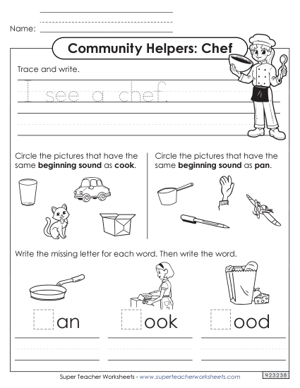 Mixed Literacy Skills: Chef