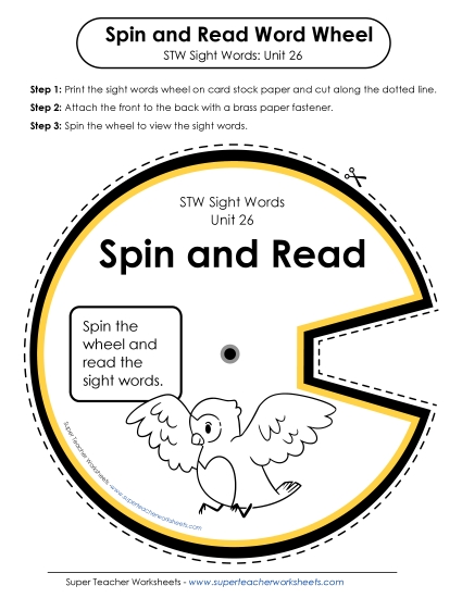 Spin and Read (Unit 26)