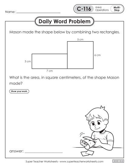 Daily Word Problems <br>C-116 through C-120