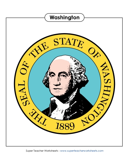 Washington State Seal (Full-Color Version)