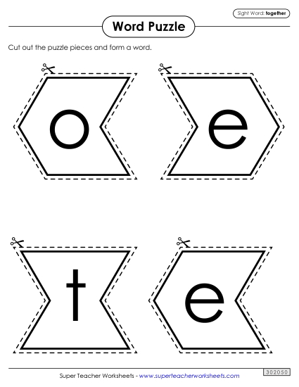 Word Puzzle: Together