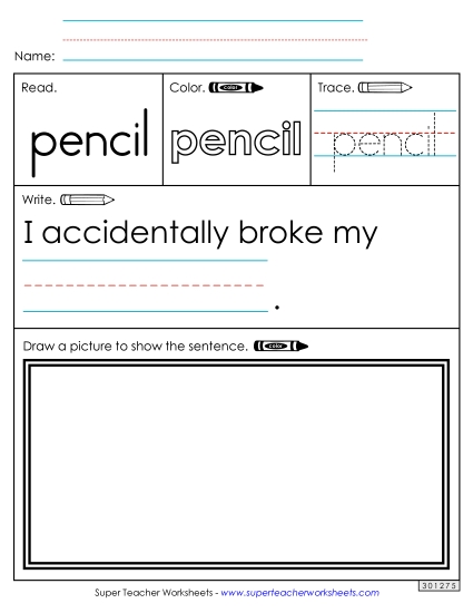 Worksheet 3: Pencil