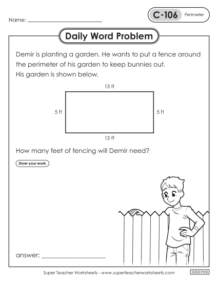 Daily Word Problems <br>C-106 through C-110