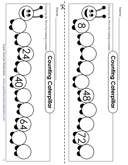 Caterpillar - Count By 8s
