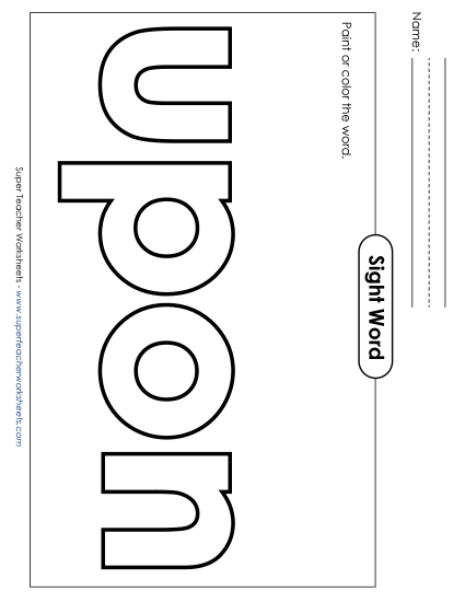 Paint or Color: Upon