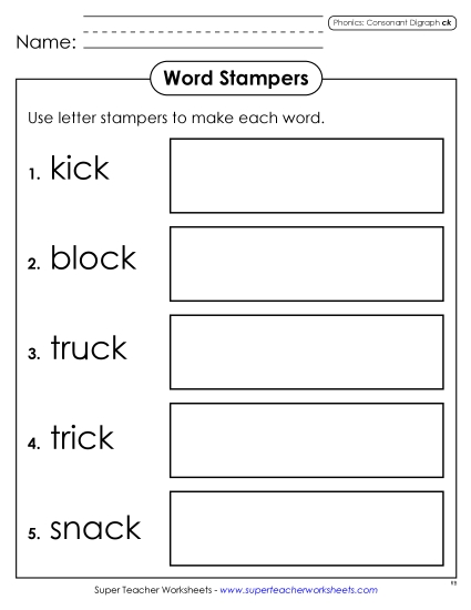 Letter Stampers (ck)