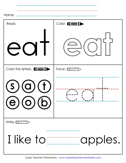 Worksheet 1: Eat