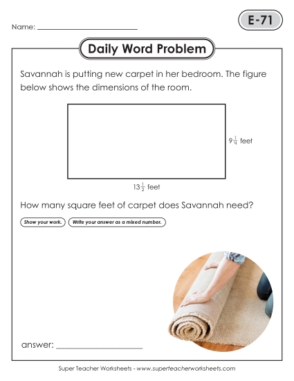 Daily Word Problems <br>E-71 through E-75