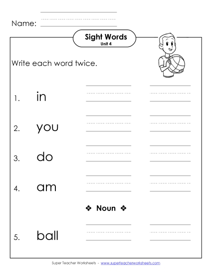 Write Twice (Unit 4)