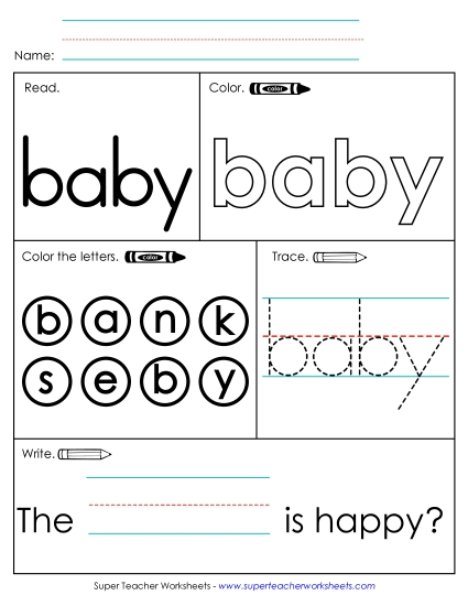 Worksheet 1: Baby