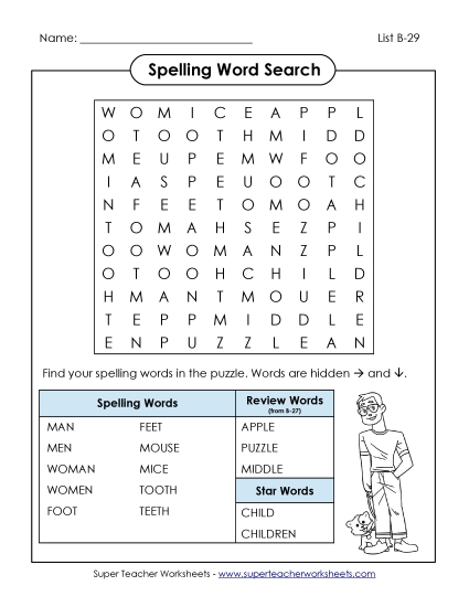 Word Search (B-29)